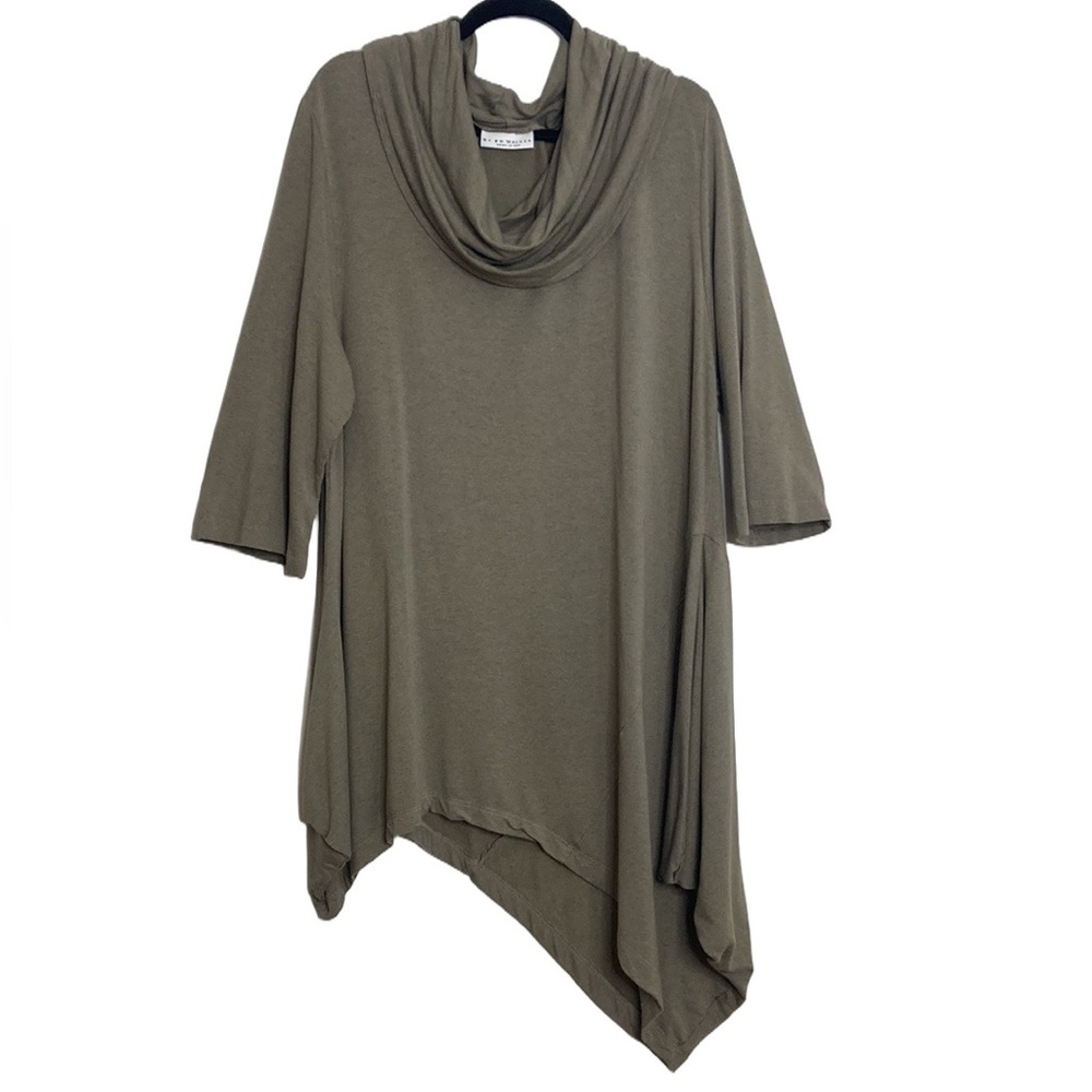 bryn Walker Olive Asymmetrical Tunic